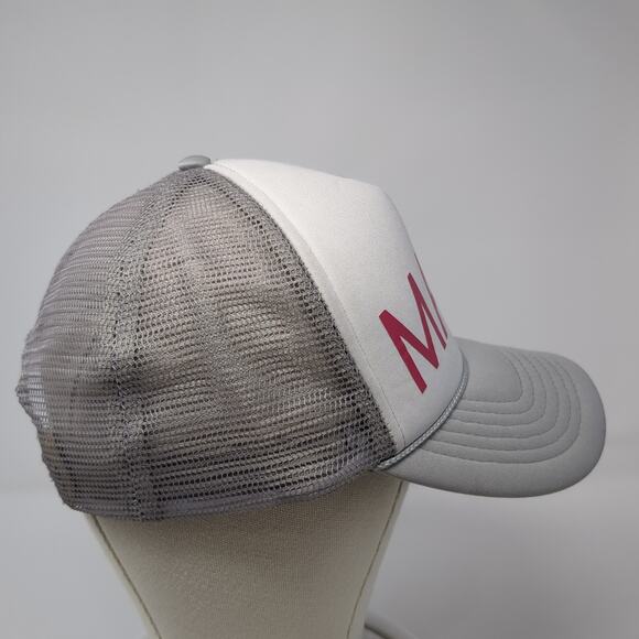 Mama Est. 1999 Snapback Rope Trucker Hat Gray One Size Mesh Back Dalix - Picture 5 of 10